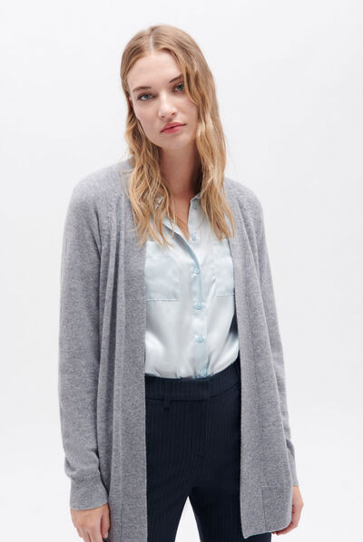 gilet gary gris femme