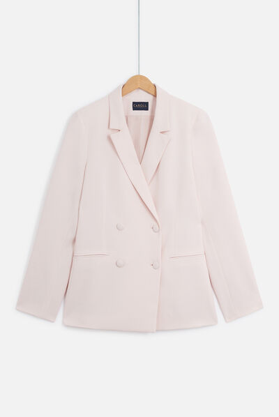 blazer yeleni rose pastel femme