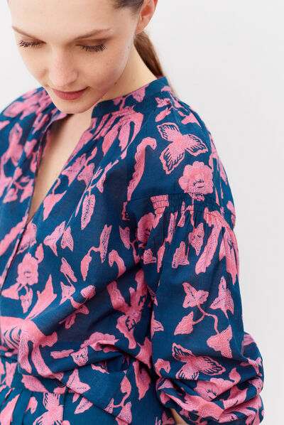 chemisier ulia rose femme