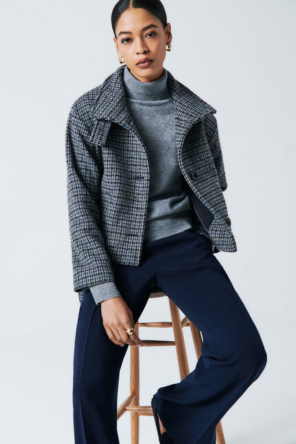 Manteau msomain gris femme