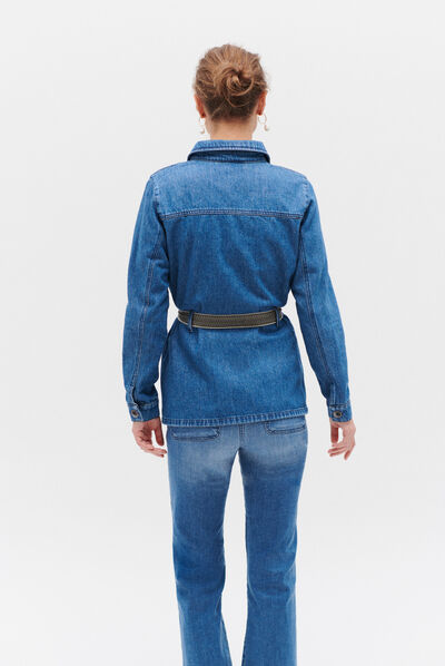 veste june denim stone femme
