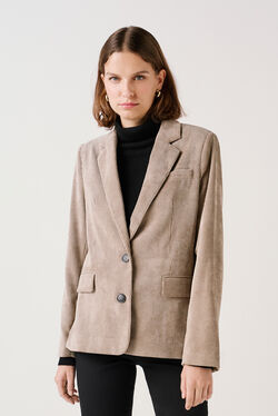 Veste vambre2 taupe femme