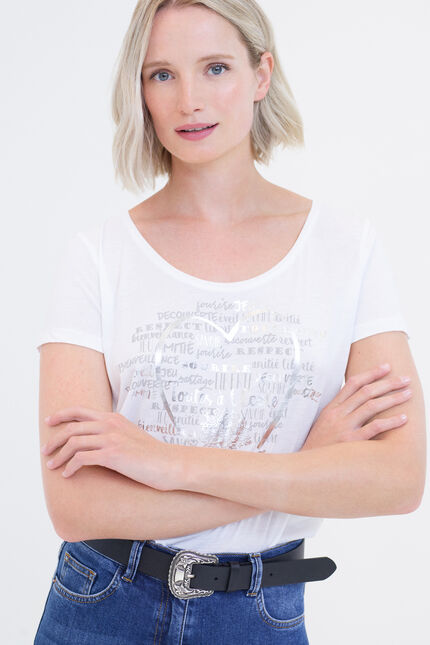 T-Shirt Sheila weiss damen