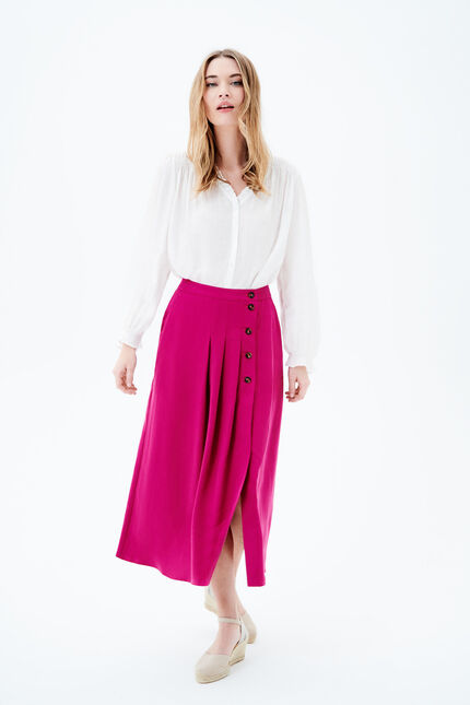 Jupe santana1 rose framboise femme