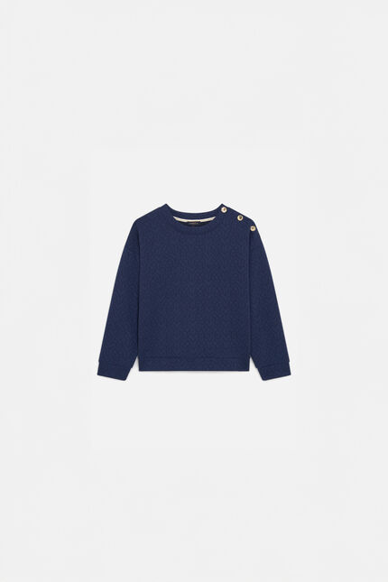 T-shirt tricy bleu marine femme