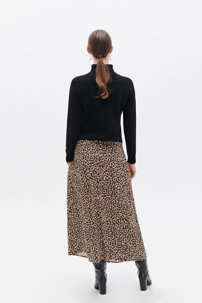 Jupe jenina2 marron femme