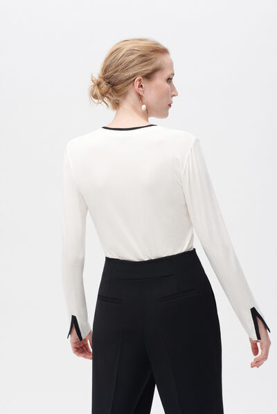 T-shirt tresor blanc femme
