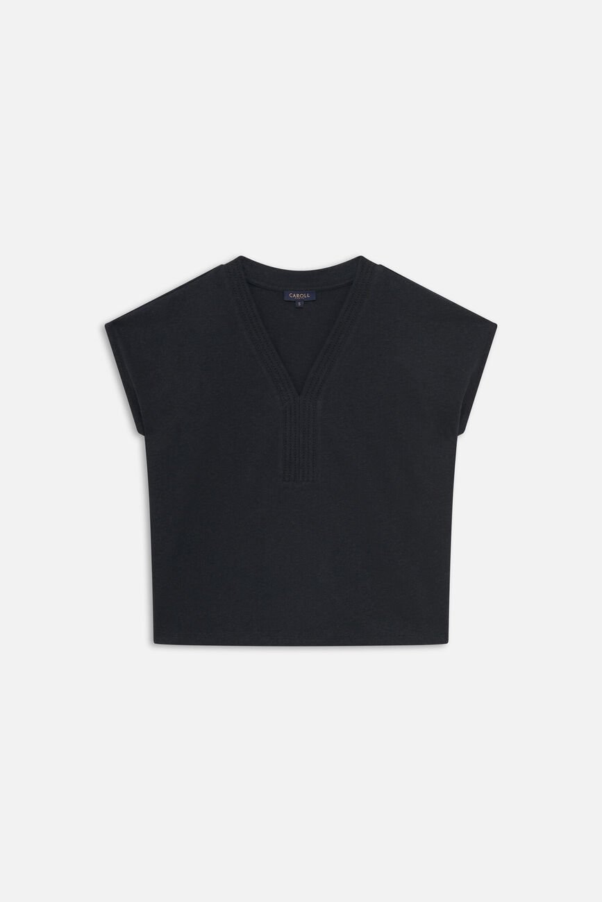 T-shirt Tikat3 zwart vrouw