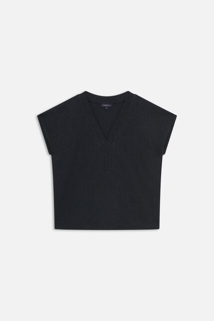 T-shirt Tikat3 noir femme