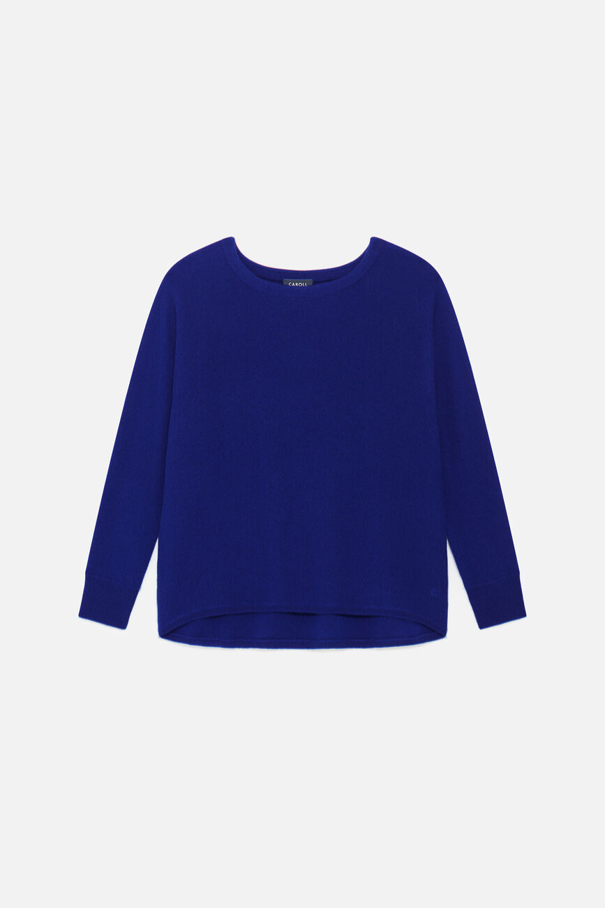 mamelia 100% cashmere sweater blue woman
