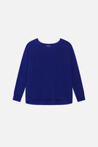 mamelia 100% cashmere sweater blue woman