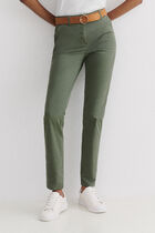 Adelmo pants khaki green woman