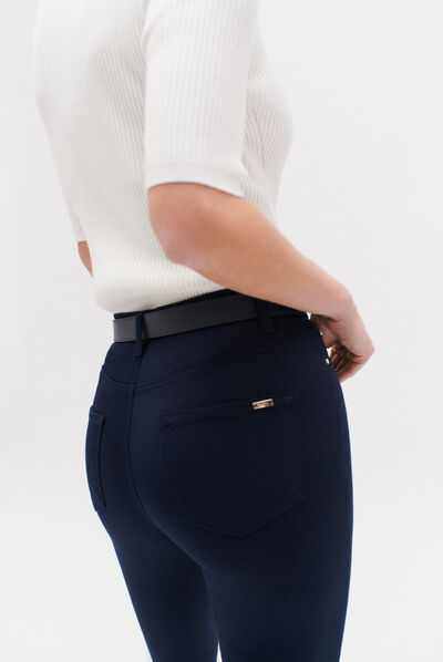Pantalón Tony B azul marino mujer