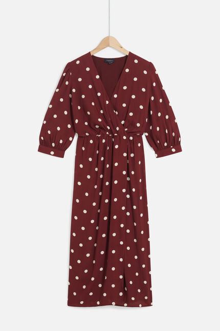Rayan dress burgundy woman
