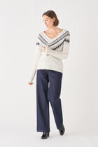 Sweater msteven ecru woman