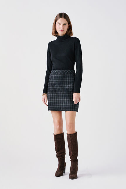 Jupe Apoline gris fonce femme
