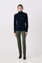 Dylan b 100% cashmere sweater navy blue woman