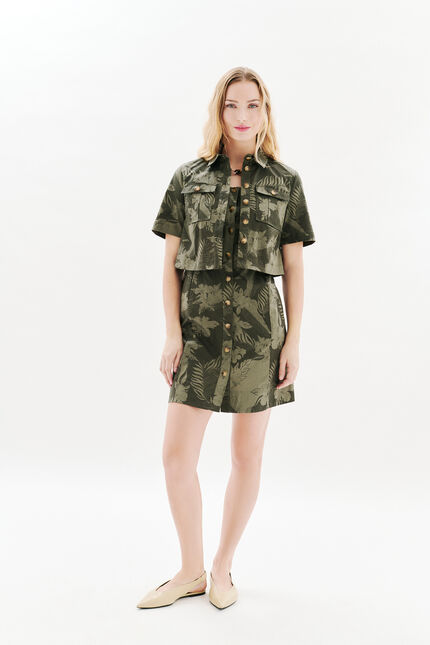 Robe Ravy vert kaki femme