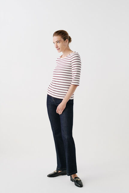 T-shirt tolympiade ivoire femme