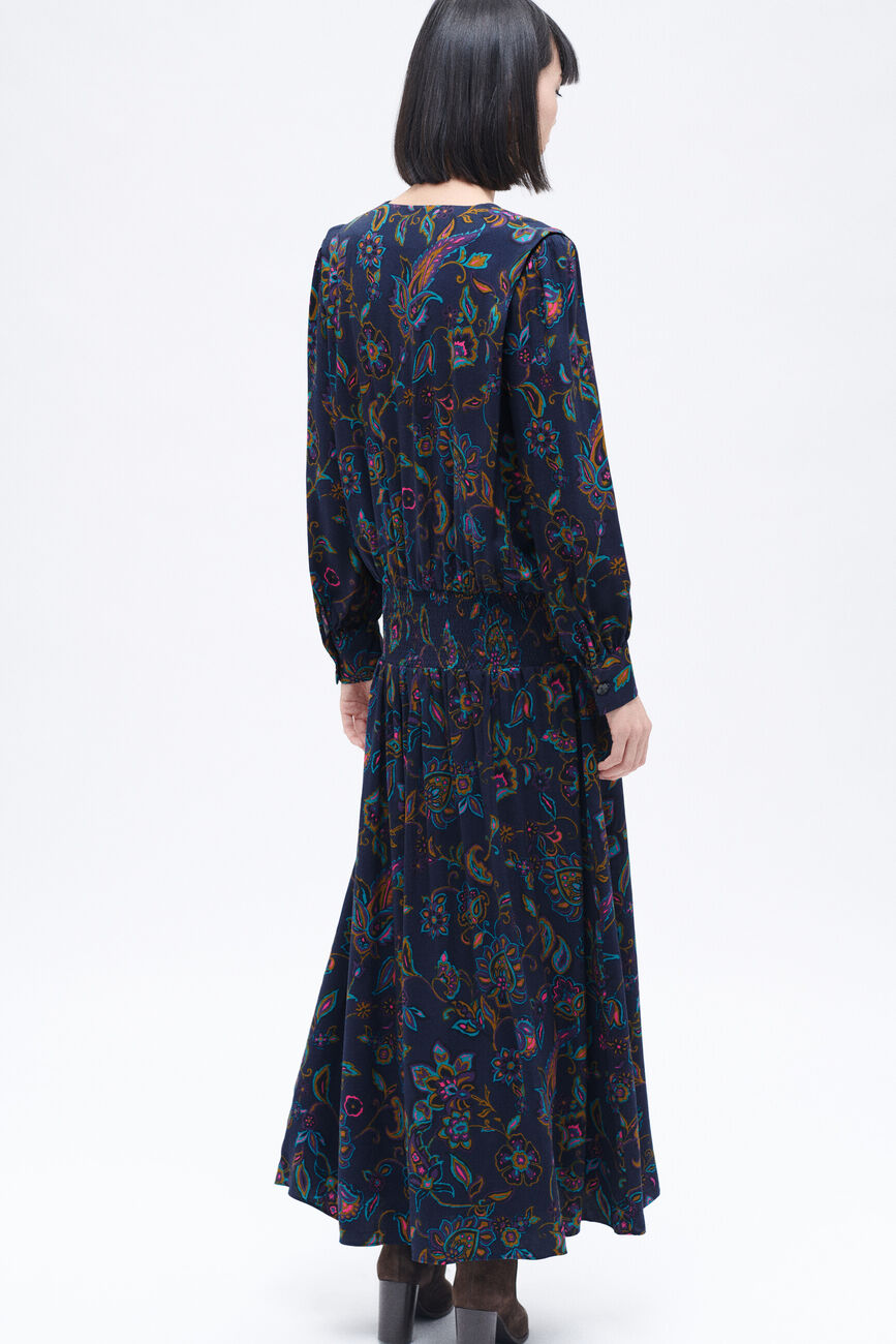 Robe rybilo bleu marine femme