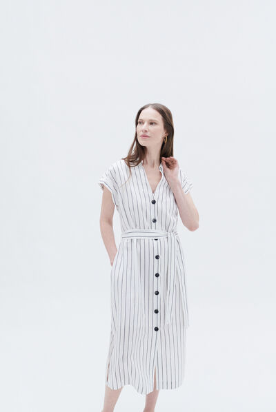 Robe rbetina ivoire femme