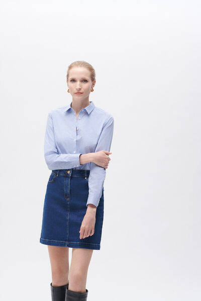 Jupe jlucia denim stone femme