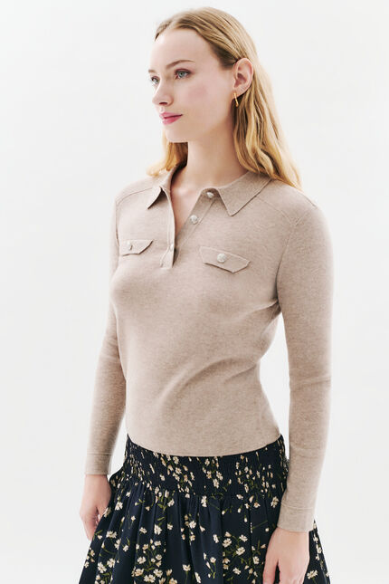 Maglione Mario marrone chiaro donna