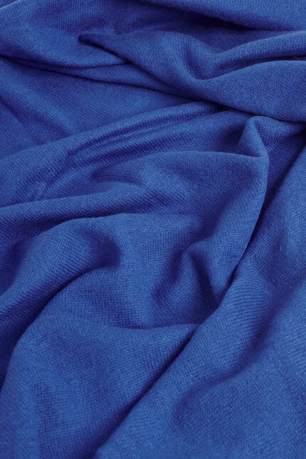 Echarpe mabel 100% cachemire bleu electrique femme