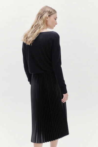 jupe amelia black noir femme