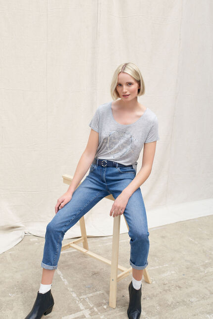 T-Shirt Shirley hellgrau damen
