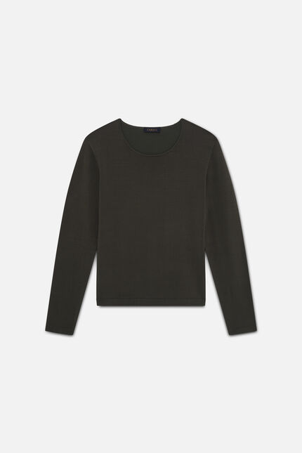 Maglione Mwim verde cachi donna
