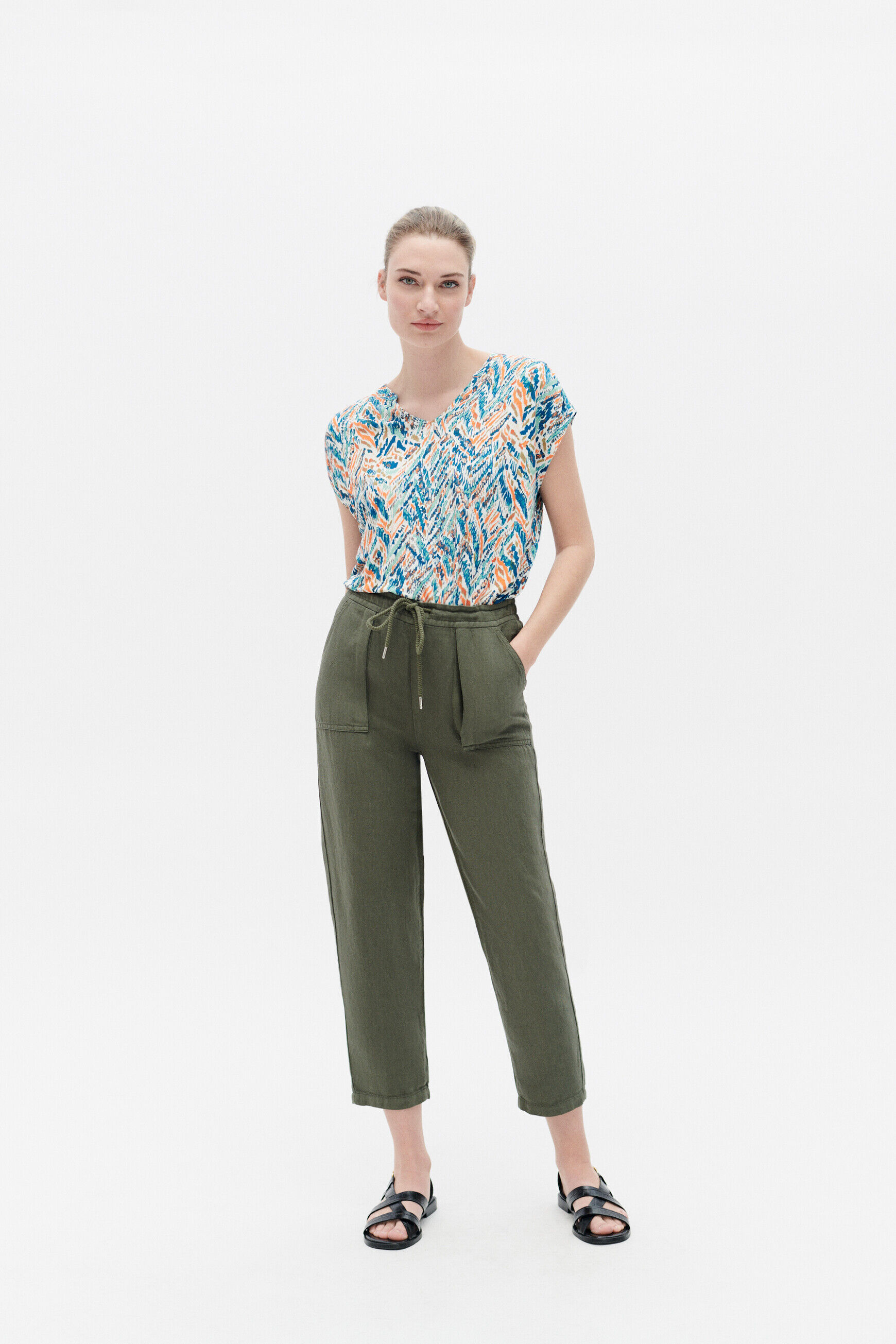 Caroll pantalon taille haute 2025