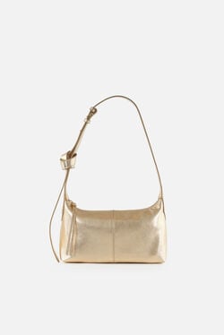 Sac Soa en cuir naturel couleur or femme