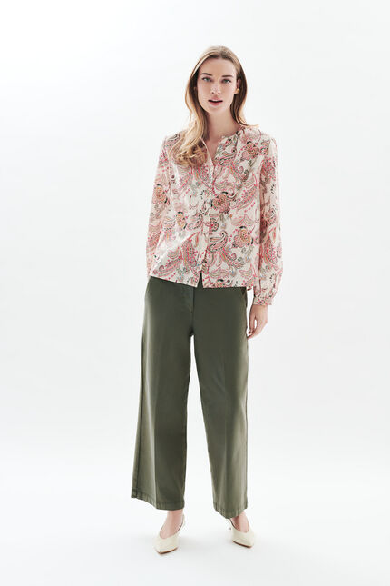 Camisa Colomby marfil mujer