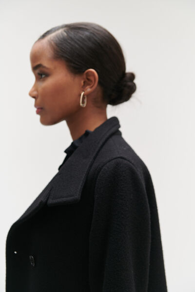 manteau mathilde noir femme noir femme