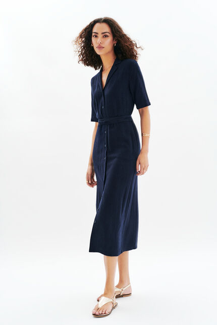 Robe Rtifanny2 bleu marine femme