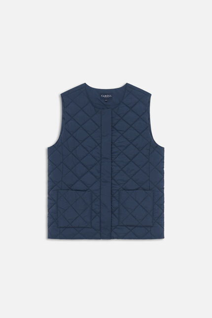 Doudoune gclara bleu marine femme