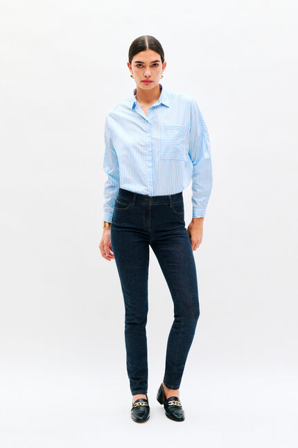 Pantalon tom b denim double stone femme