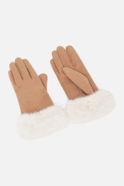 Gants Noa camel femme