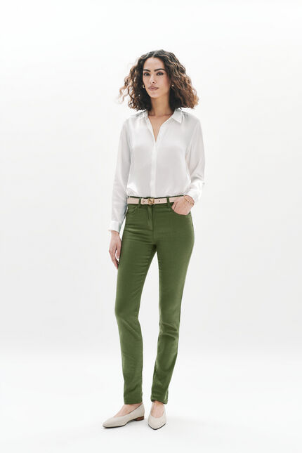 Pantalon Tomc vert kaki femme