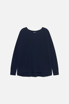 mamelia 100% cashmere sweater navy blue woman