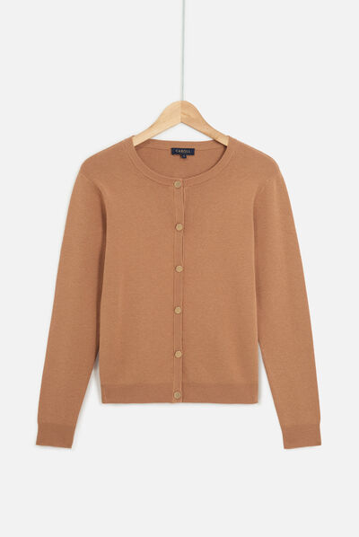 cardigan harold camel femme