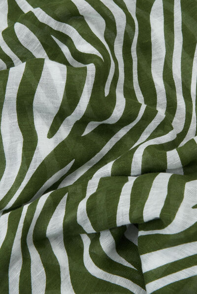 foulard zolanda vert kaki femme