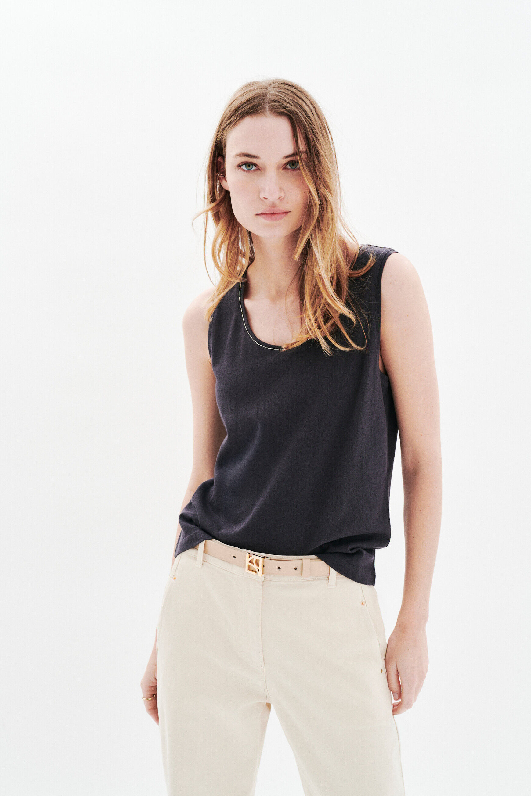 T-shirt Tgiulia gris foncé femme