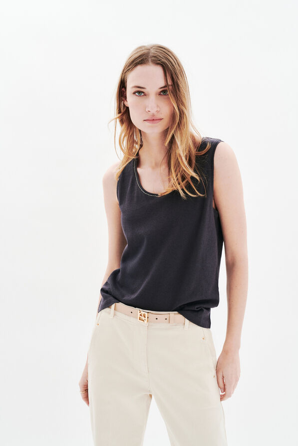 T-shirt Tgiulia gris foncé femme