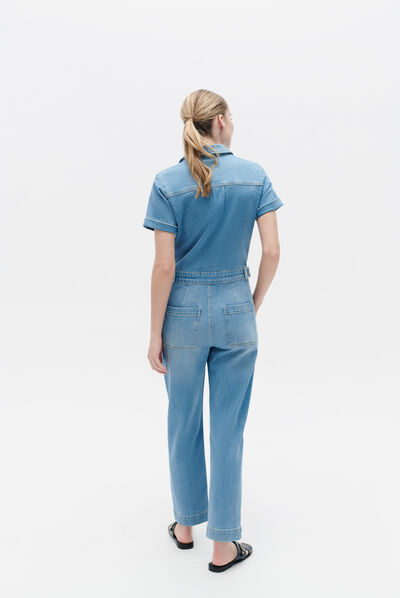 Combinaison pmilena bleu ciel femme