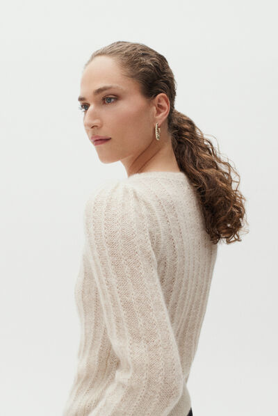 pull natasha ivoire femme