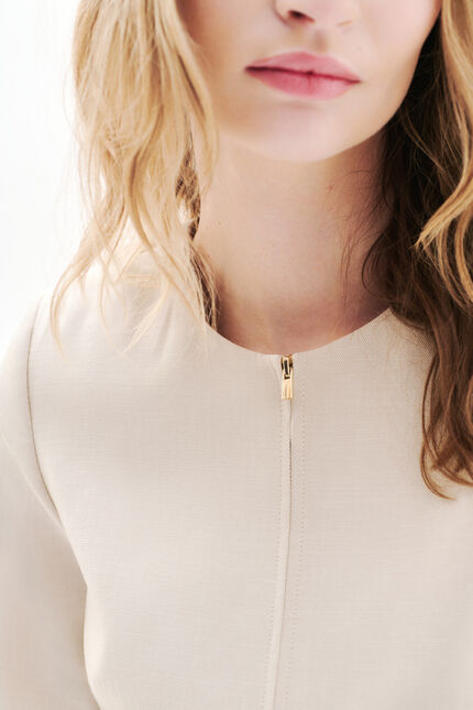 Chaqueta Vambras arena mujer