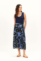 santana1 skirt khaki green woman