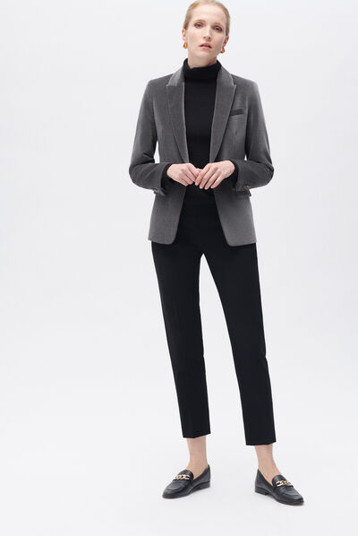 Blazer Aurora grigio scuro donna